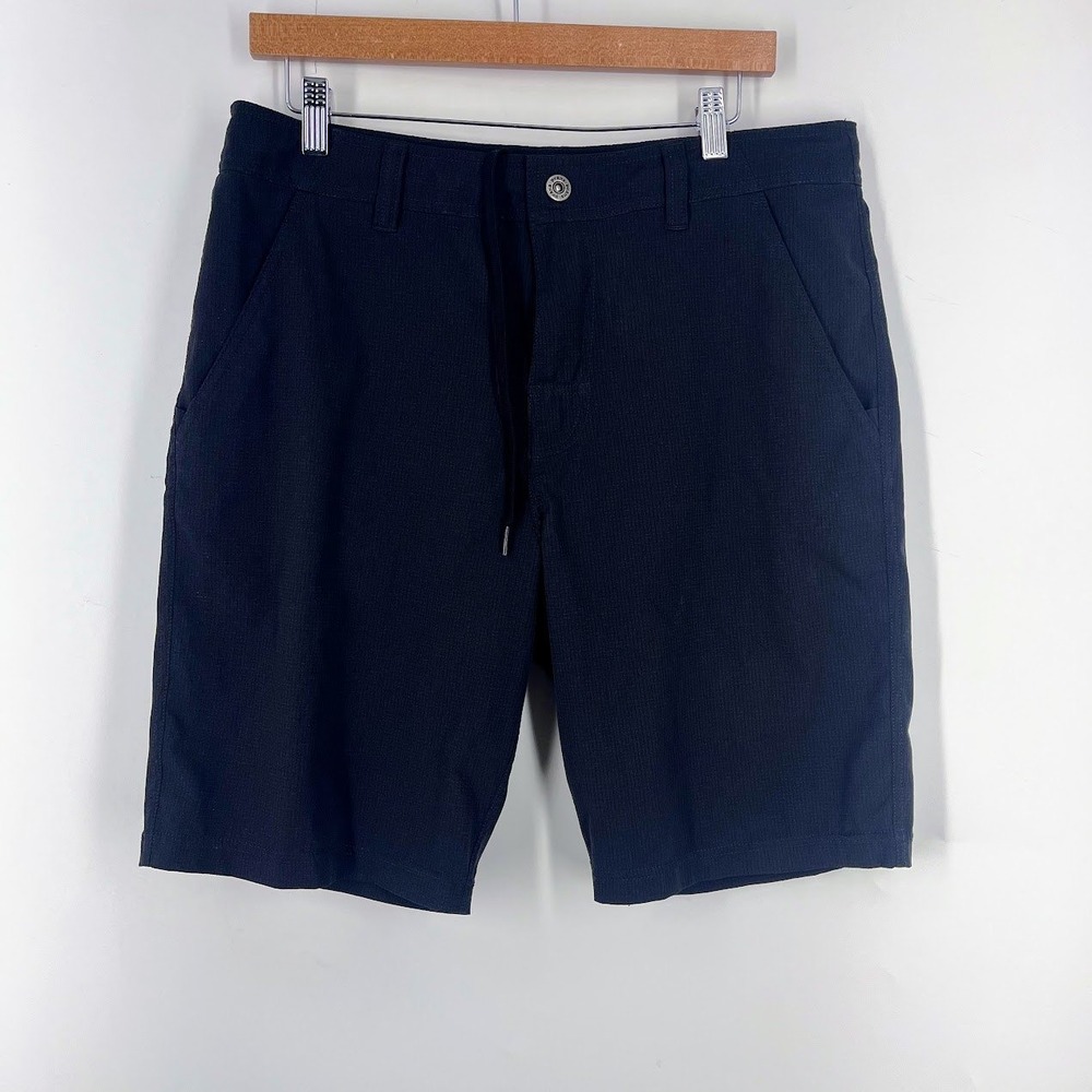 Prana Zion Ripstop Shorts Mens 33 Black Hiking Outdoor Technical 9.5 Inseam